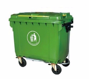 戶外大型四輪塑料垃圾桶系列